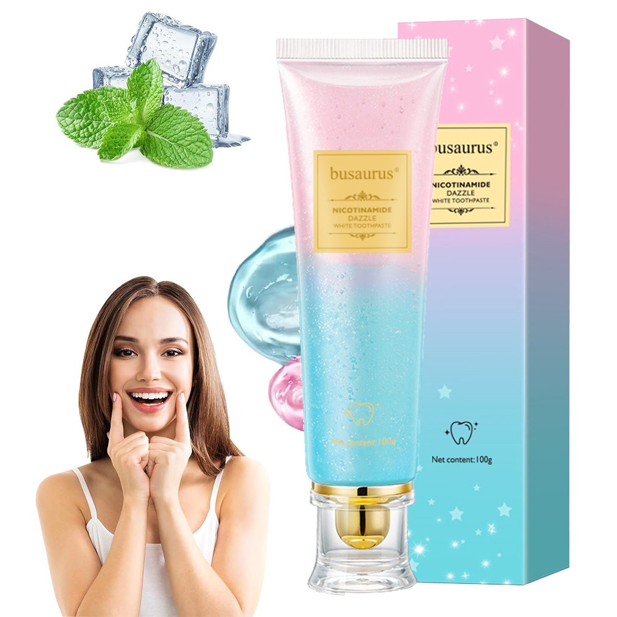 Niacinamide Whitening Toothpaste,Natural Niacinamide Toothpaste,Teeth Whitening