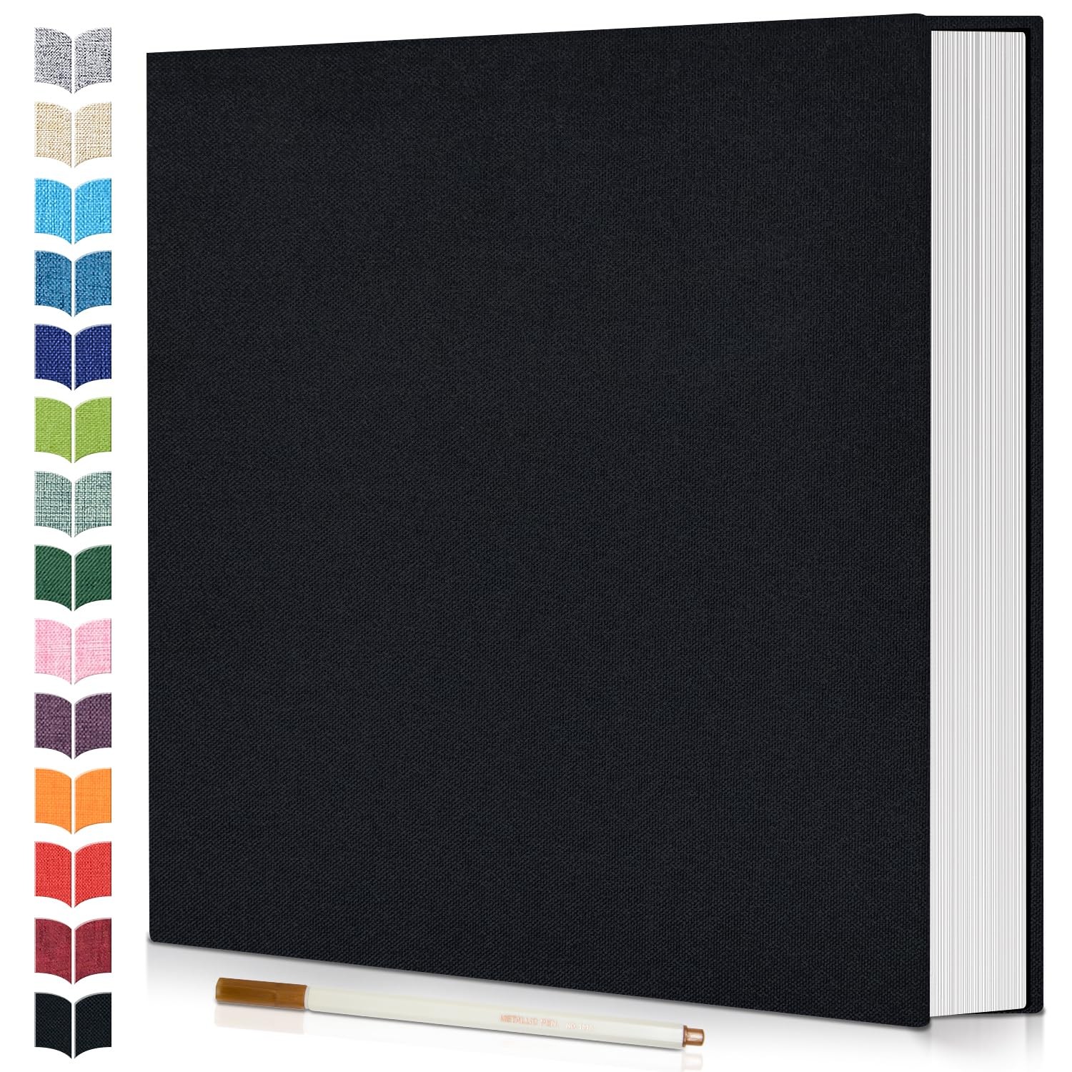 Photo Album Self Adhesive Scrapbook,Large Photo Book for 4x6,5x7,8x10 Picture...