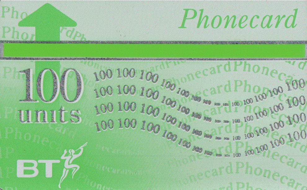 4558 Used Phone Card U.K Issue 100 112E