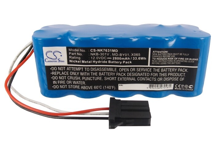 BATTERIE 2800mAh NKB-301V MD-BY01 X065 SB-551V For NIHON KOHDEN TEC-5500