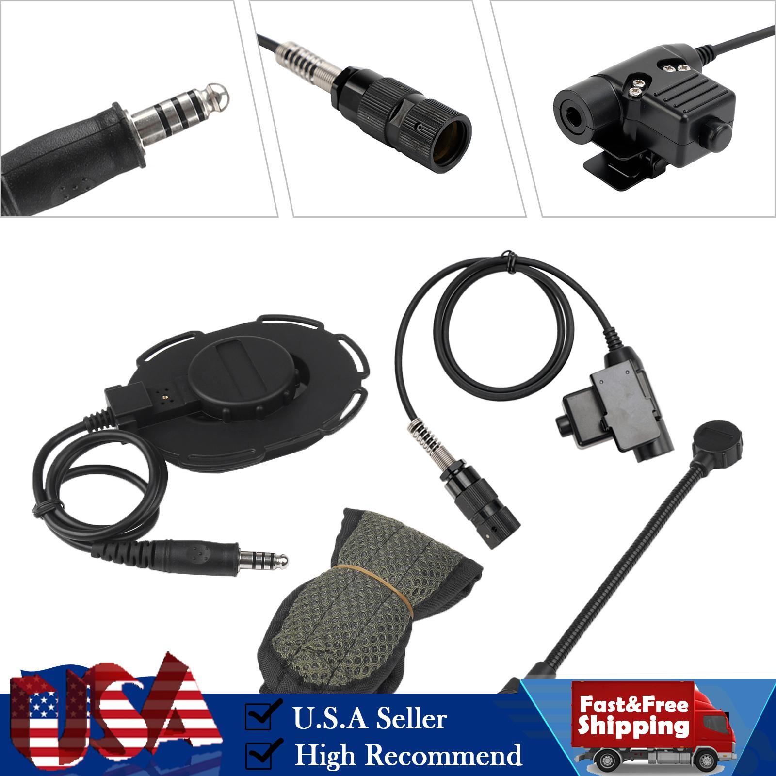 Z Tactical HD03 Bowman Elite II Headset 6-Pin U94 PTT For AN/PRC148 PRC152 U329