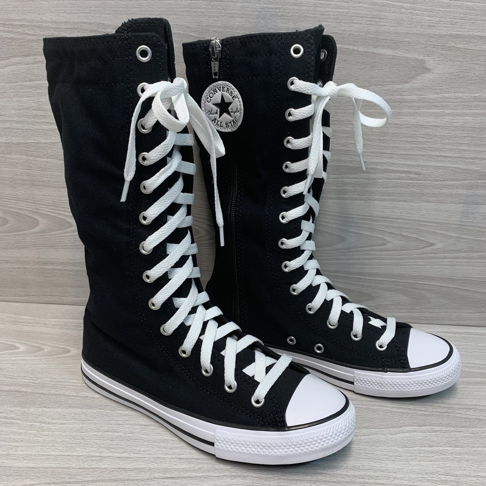 Converse Chuck Taylor All Star XX-Hi High Top Sneakers Shoes Youth Sz 1 BlackNEW