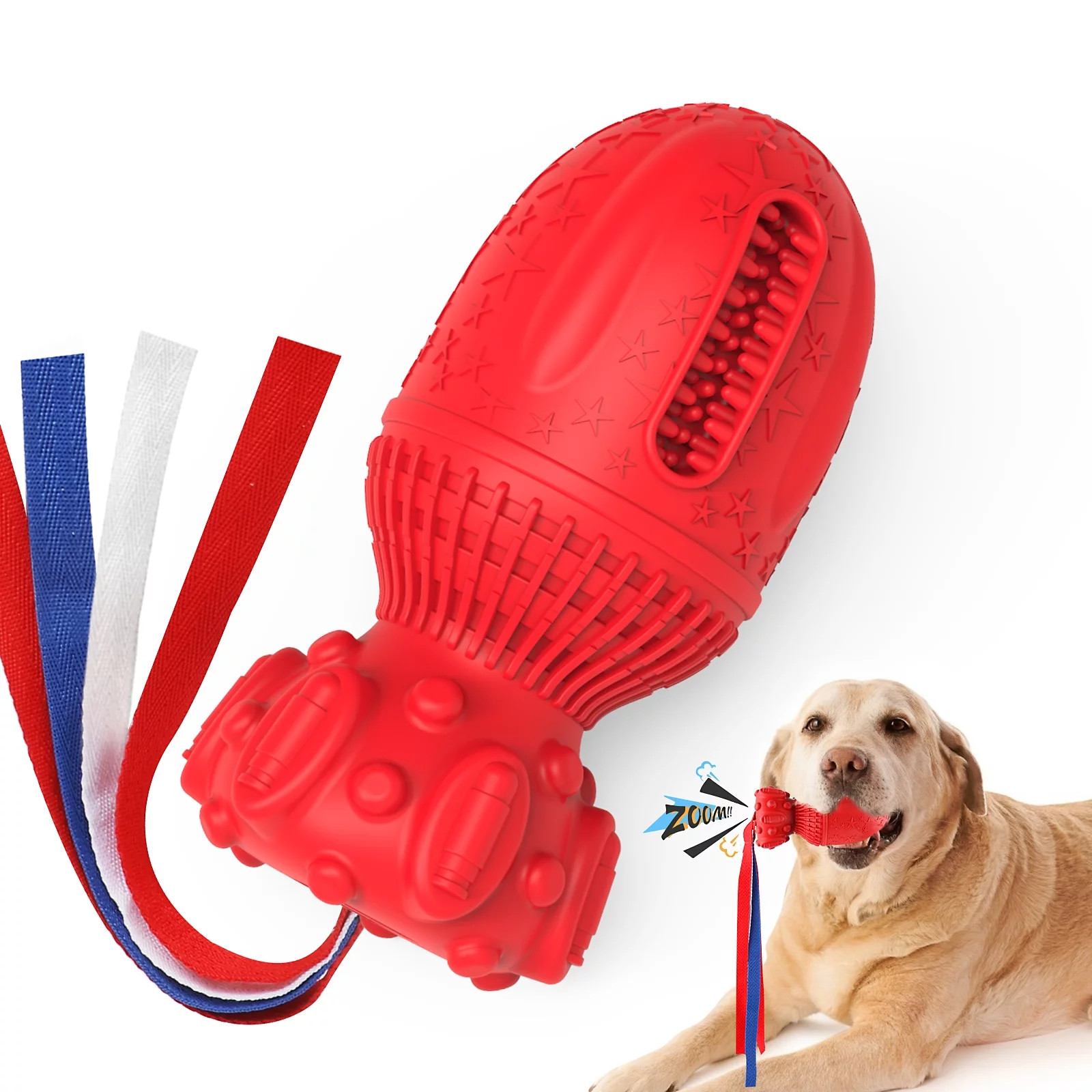 Dog Squeaky Toy for Large Medium Chewers, Interactive Dog Toys."Clearance Produc