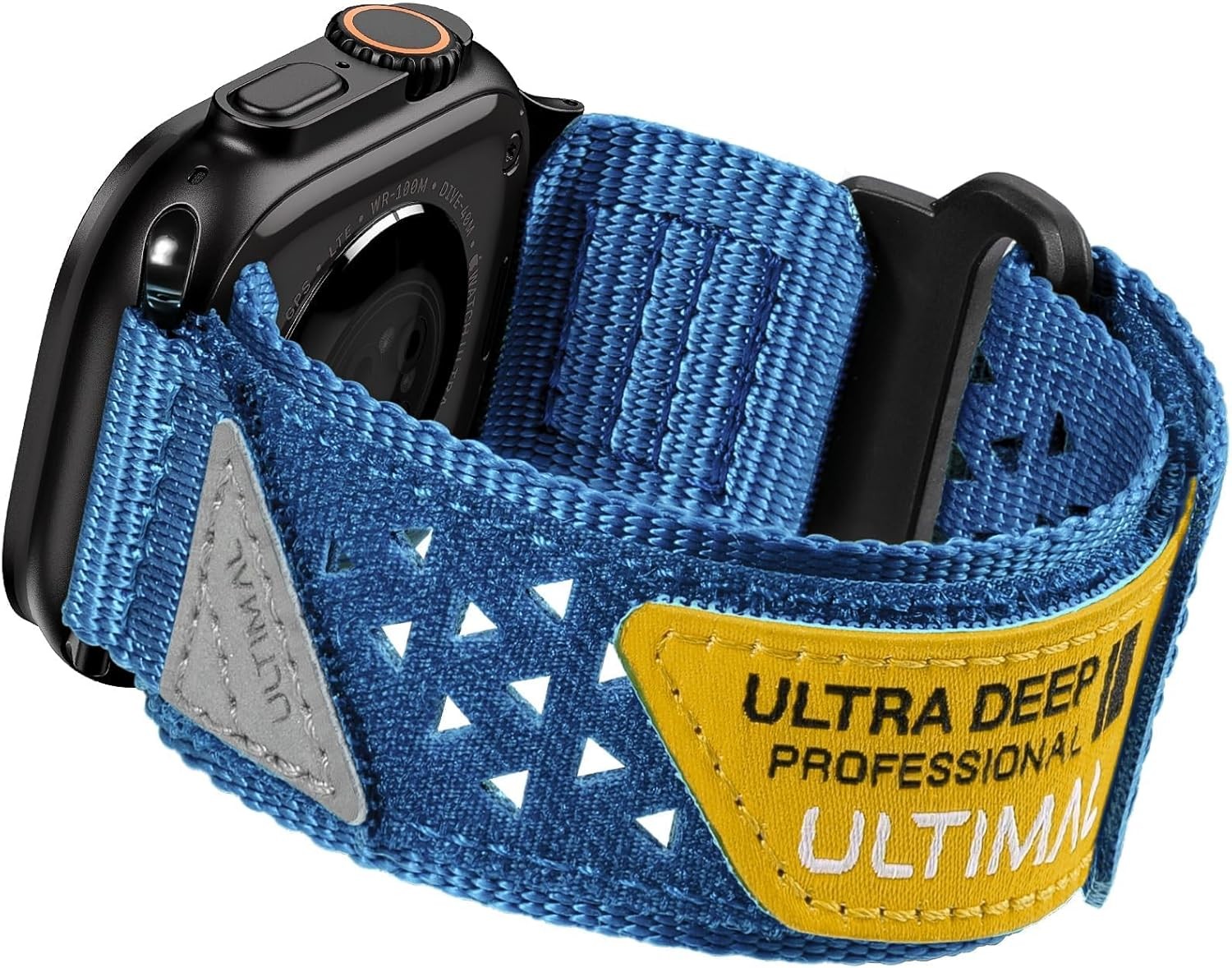 Nylon Strap Compatible with Apple Watch Series 3/2/1 49mm 46mm 45mm 44mm