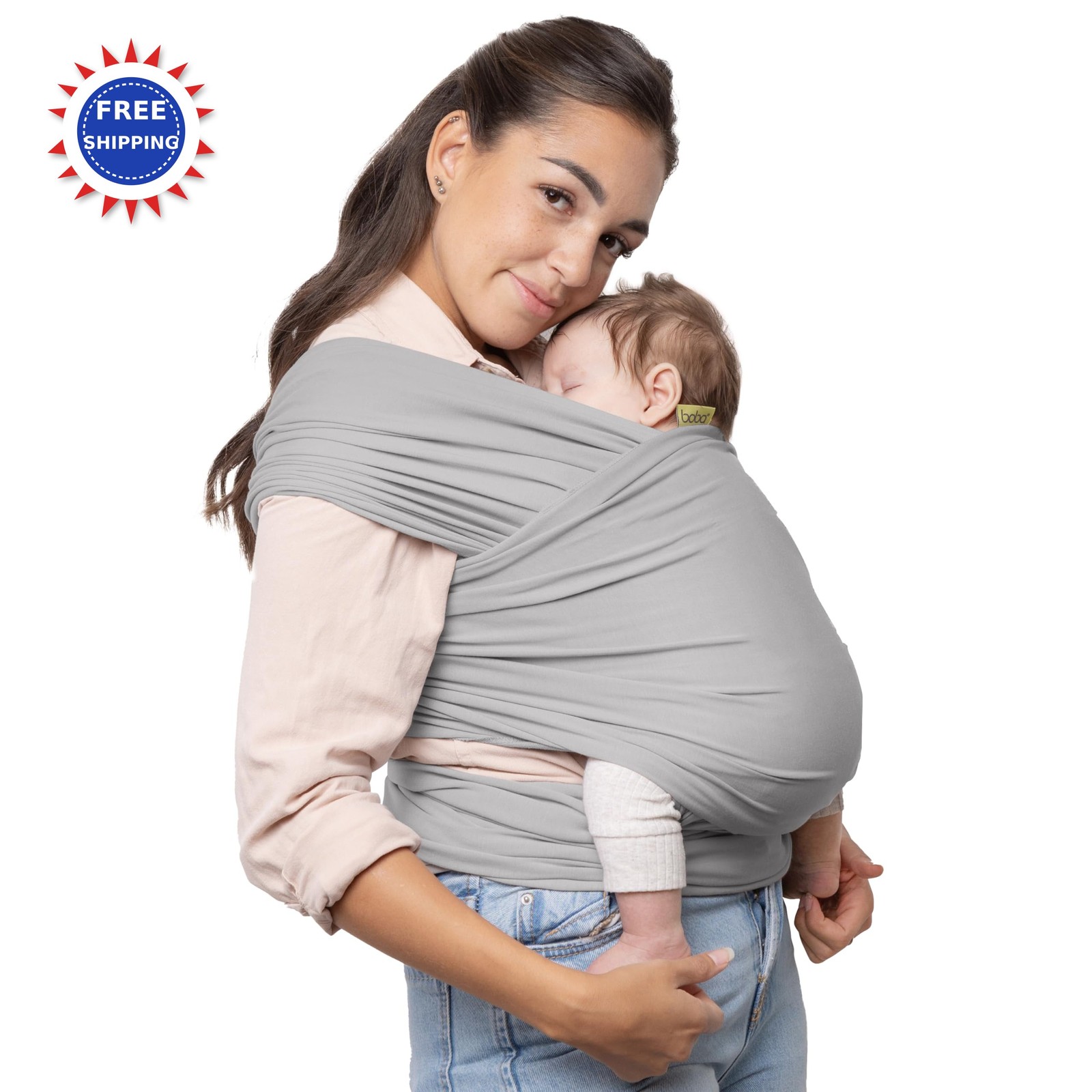 Boba Baby Wrap Carrier Original Sling 1 Count Pack Newborns Soft Secure Ideal