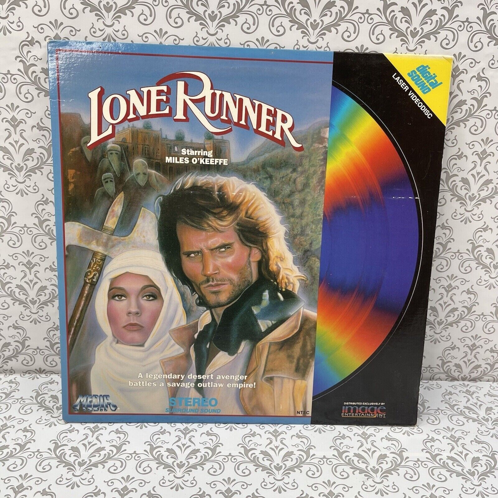 Lone Runner LaserDisc Movie - Miles O’Keeffe Stereo Surround Sound Digital