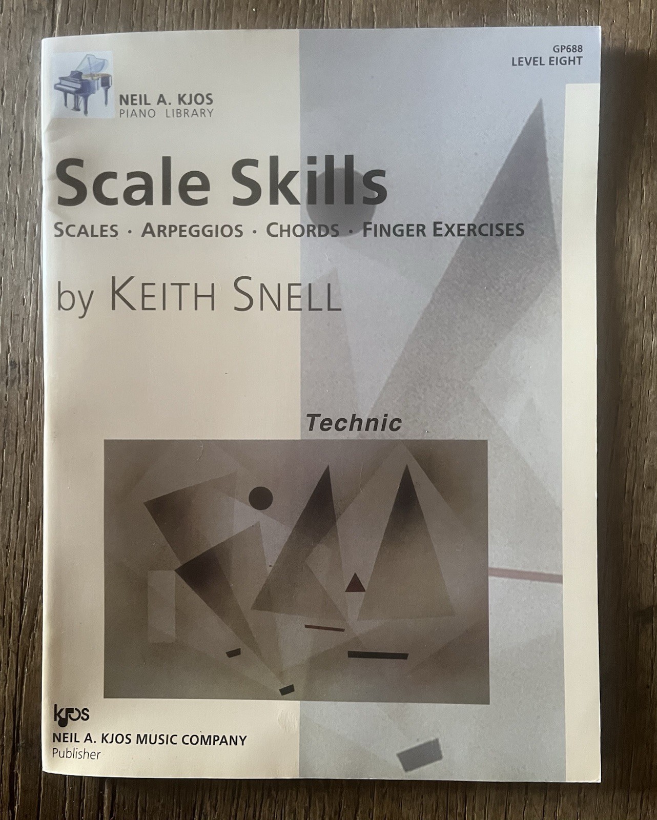 Piano Scale Skills Technic Level 8 Book