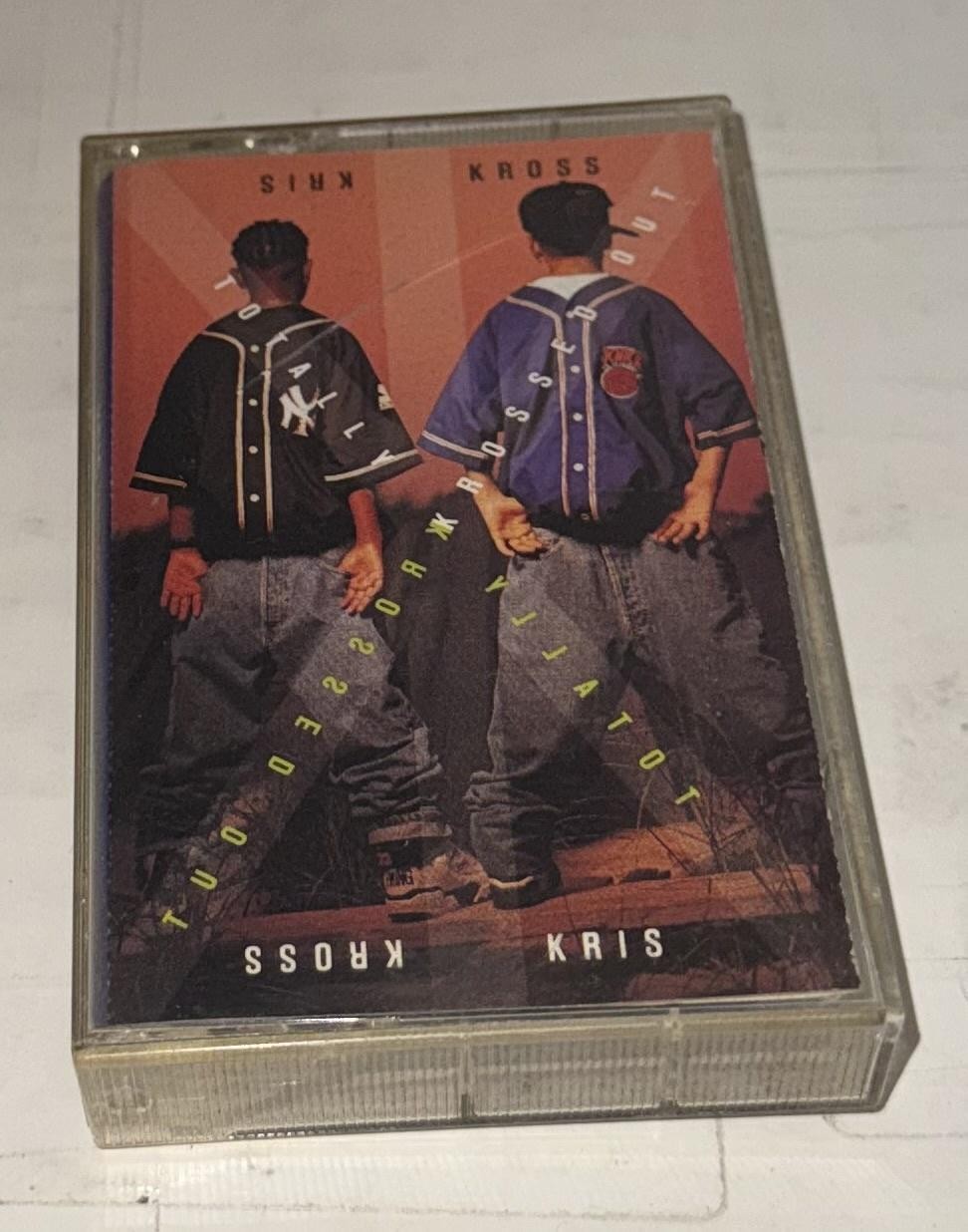 Vintage Kris Kross Cassette Totally Krossed Out 1992 Hip Hop Columbia Multicolor