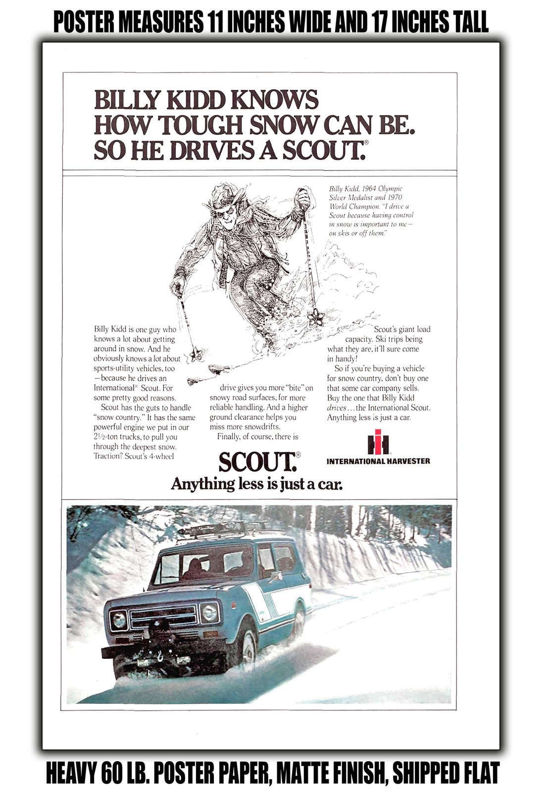 1979 International Scout - 11x17 Poster