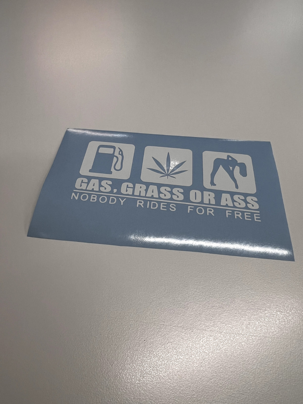 Vinyl Decal Sticker Waterproof Car Window Laptop Wall Graphic SSA GAS OR GRASS