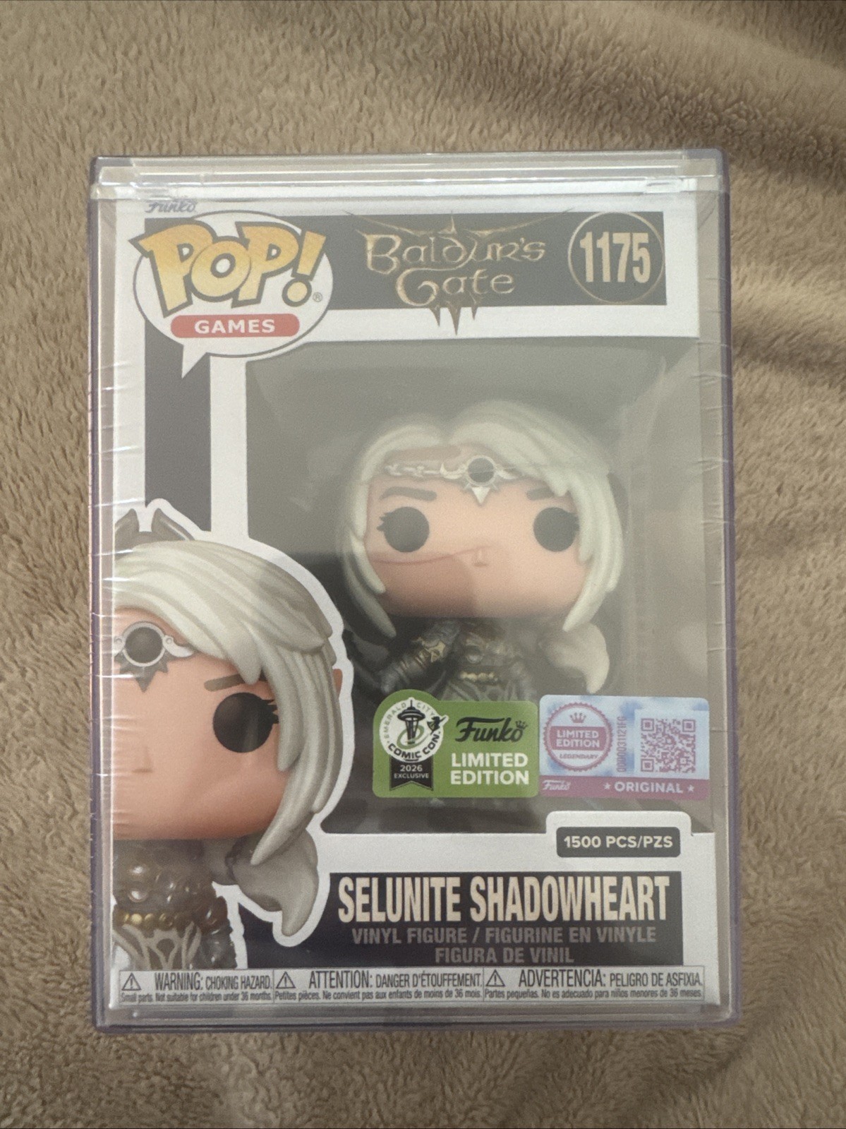 Funko Pop Selunite Shadowheart ECCC 2026 Con Sticker Exclusive LE 1500 IN HAND