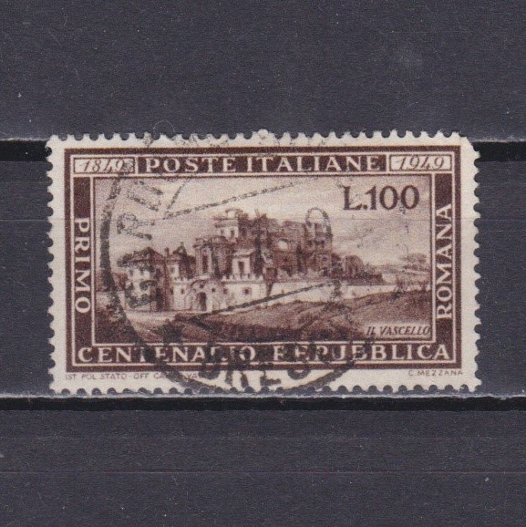 ITALY 1949, Sc# 518, CV $120, Roman Republic, Used