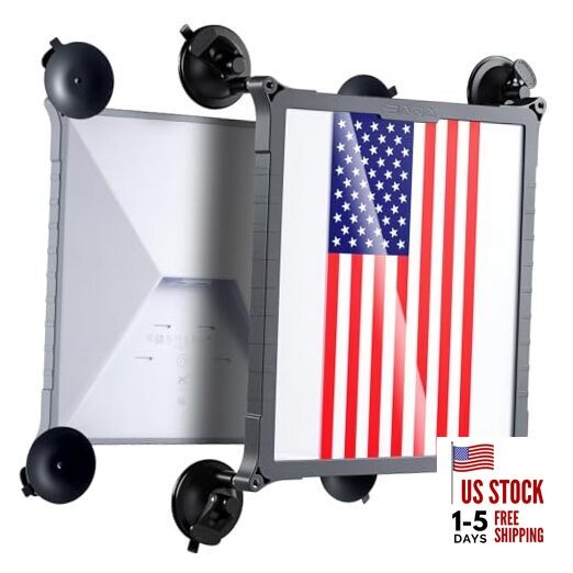 for Starlink Mini Suction Cup Mount | TPU+PC Case, Travel & Camping Mount for 