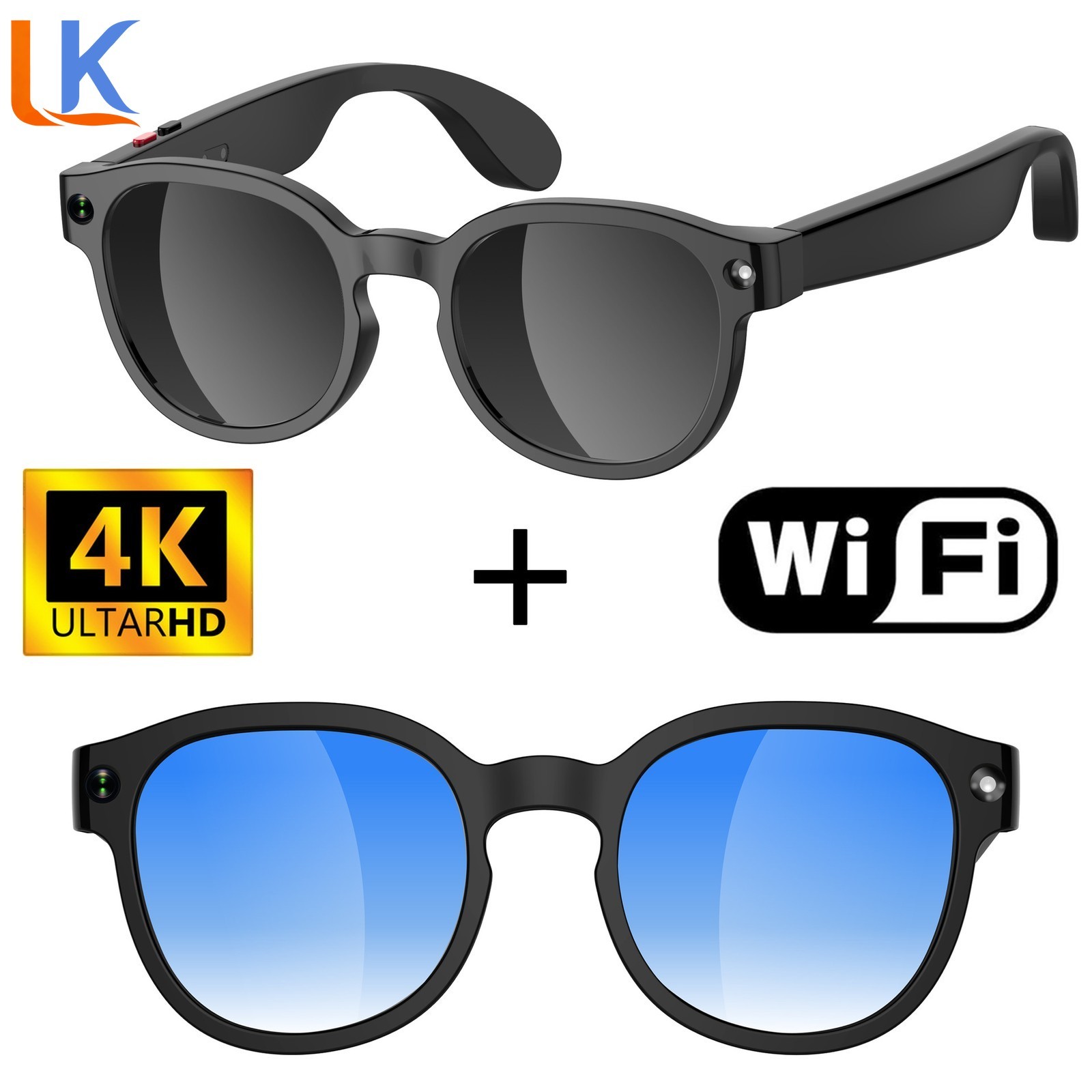 AIMB-S1 AI Smart Glasses with Camera Anti-shake 1080P Video/Audio Translation JK