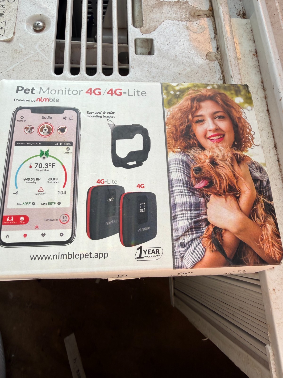 Nimble Pet Monitor 4G / 4G-Lite – Real-Time Temperature & Humidity Monitor 