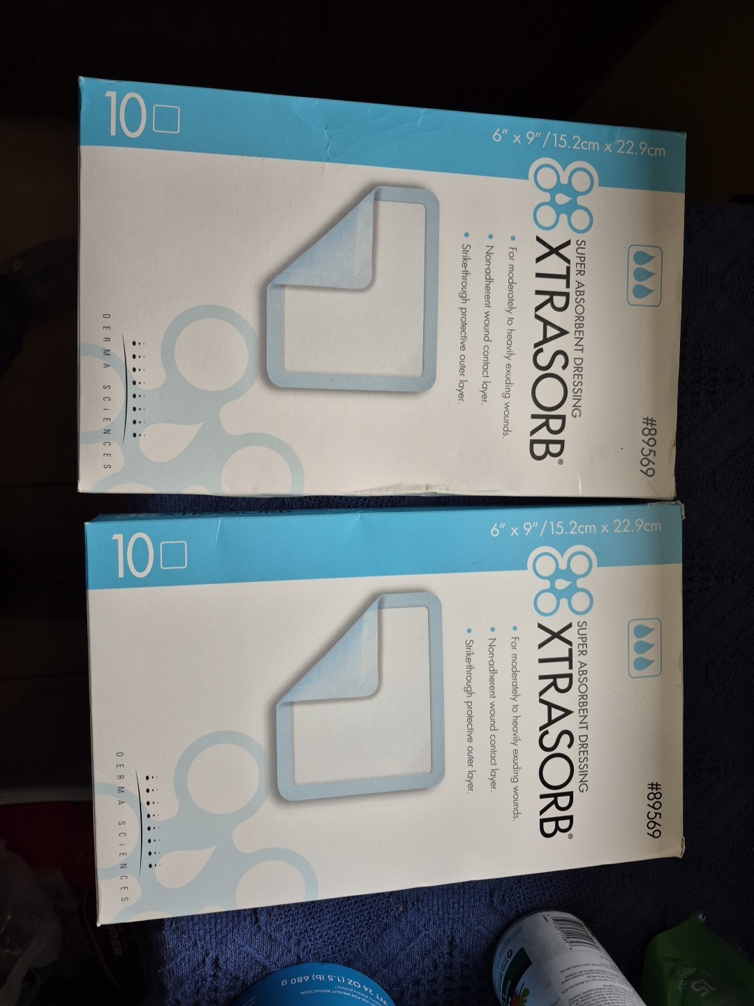18 Pads Total Dermasciences Xtrasorb 6"x9" EXP 12/2017