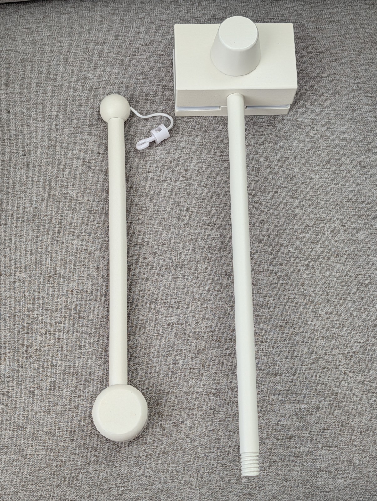 Pottery Barn Kids Nursery Crib White Wooden Adjustable Mobile Arm