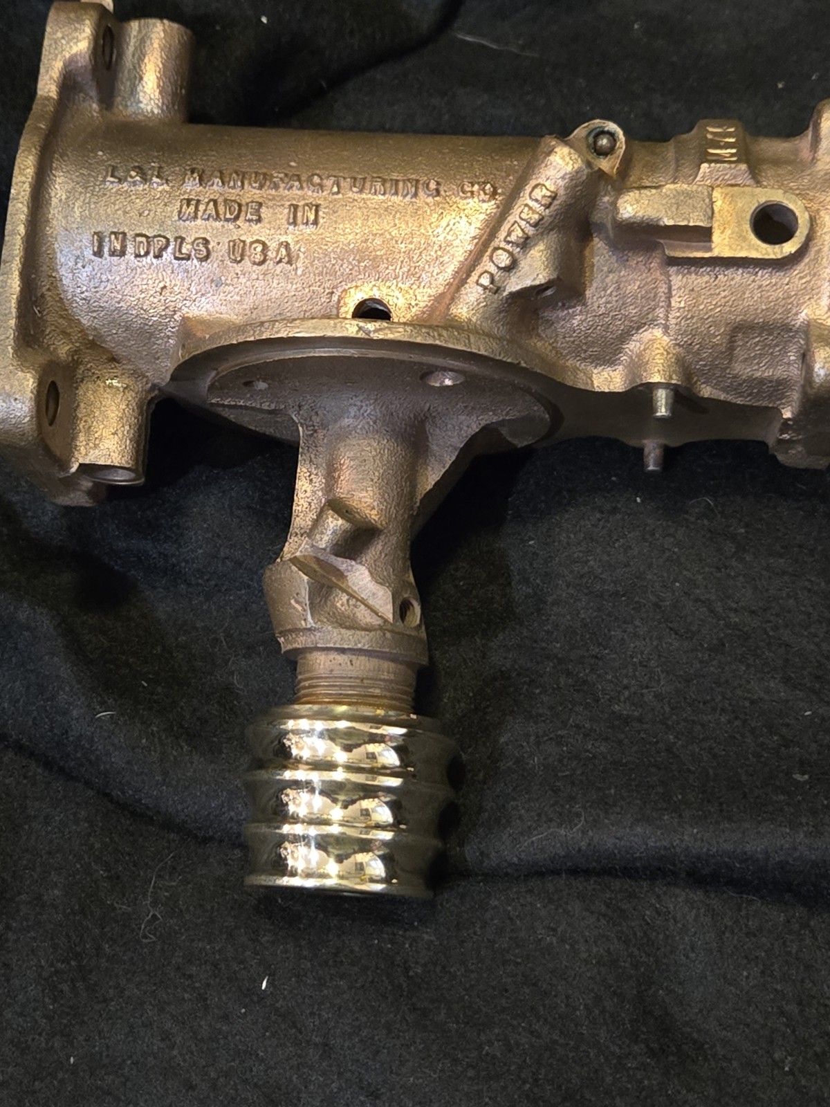 Custom Linkert Bowl Nut For Harley Chopper Panhead Knucklehead Flathead Brass 