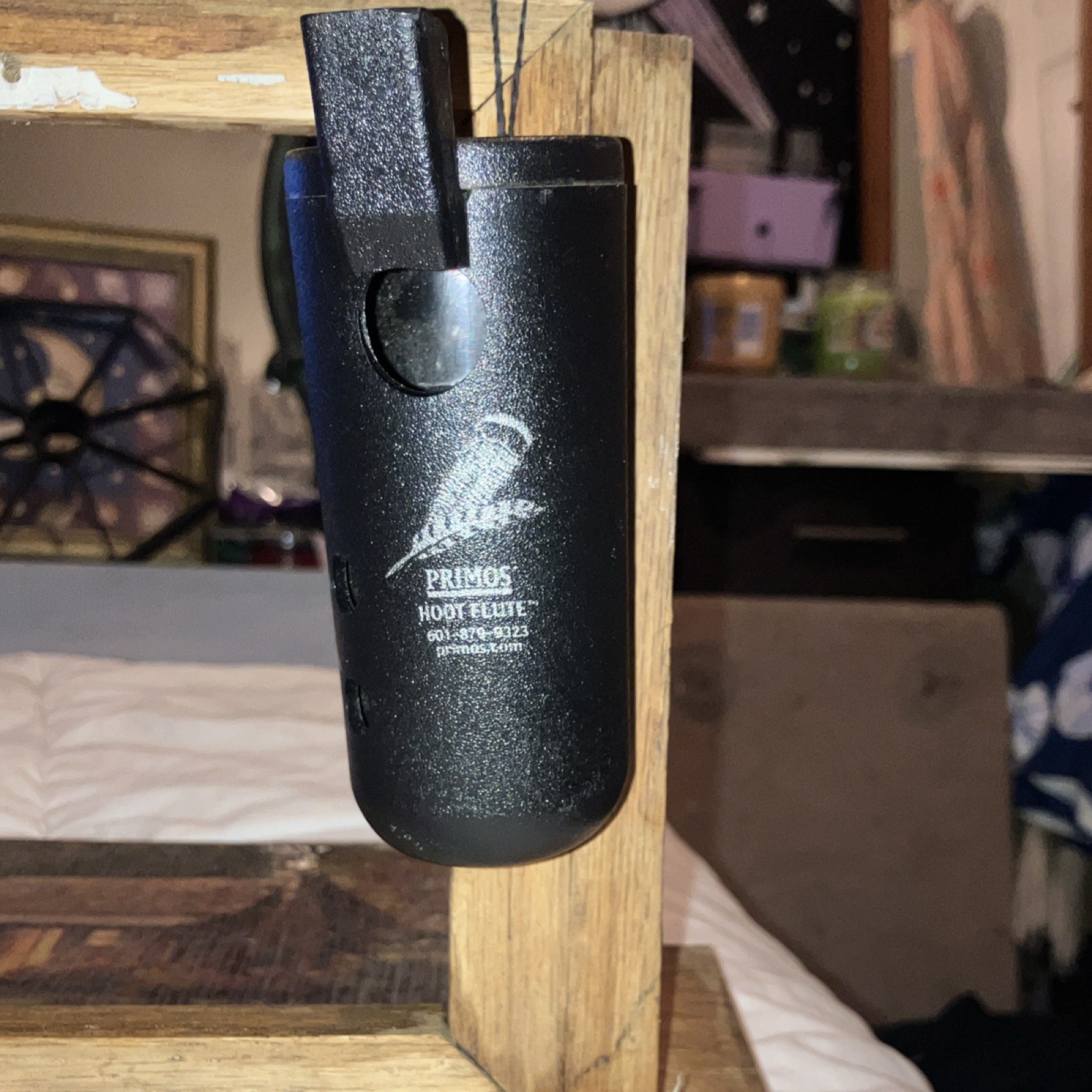 Primos Hoot Flute Turkey Call Black Plastic Hunting Game Call