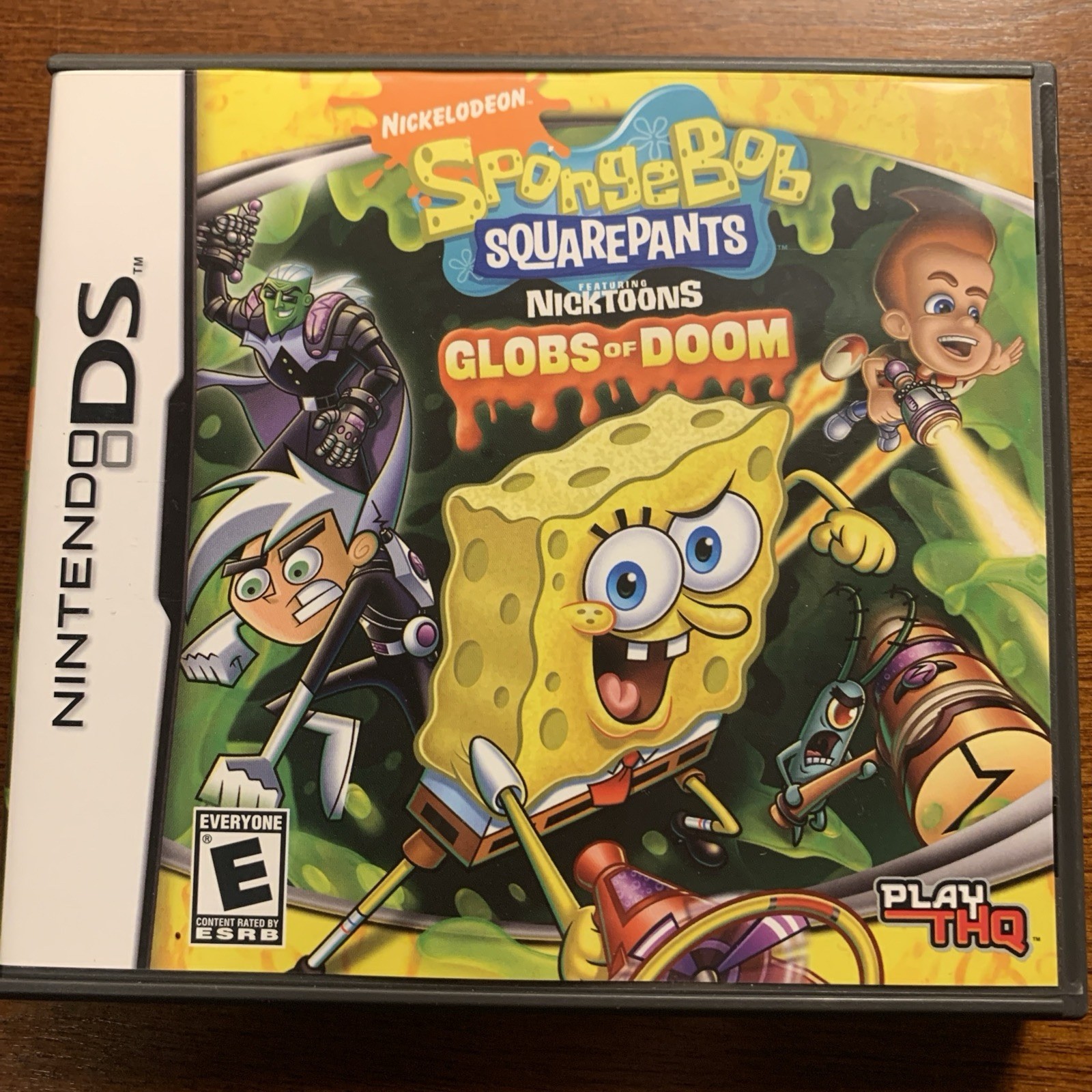 SpongeBob Globs of Doom - Nintendo DS - Authentic USA **CASE ONLY**NO GAME**