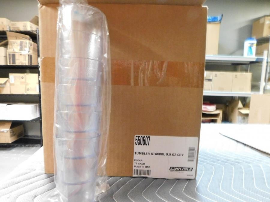 1 case 72 each Carlisle Foodservice Products Stackable Tumbler Plastic Tumbler