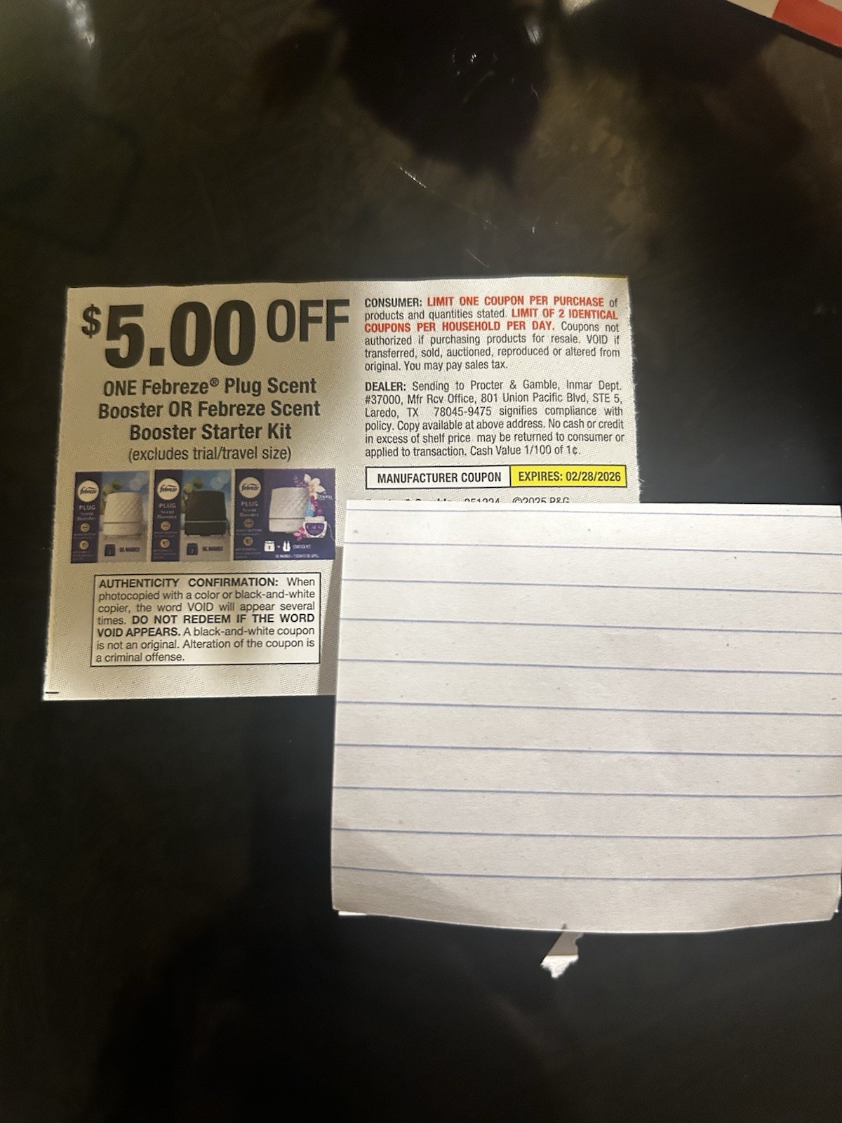 $5 Manufacturer Coupon for Febreeze Plug/Starter Kit Exp 02/28/2026