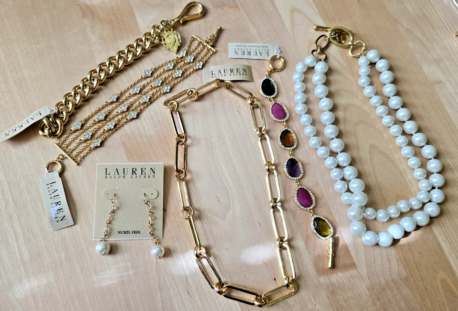 #1 Mixed Lot Lauren Ralph Lauren Jewelry NWT MSRP $370