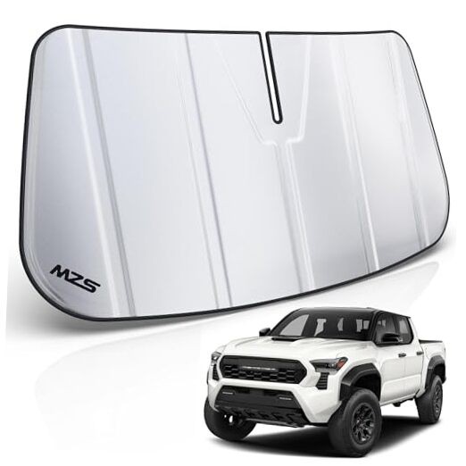  Windshield Sun Shade Compatible with Tacoma 2024 2025 2026, Tacoma 2024-2026