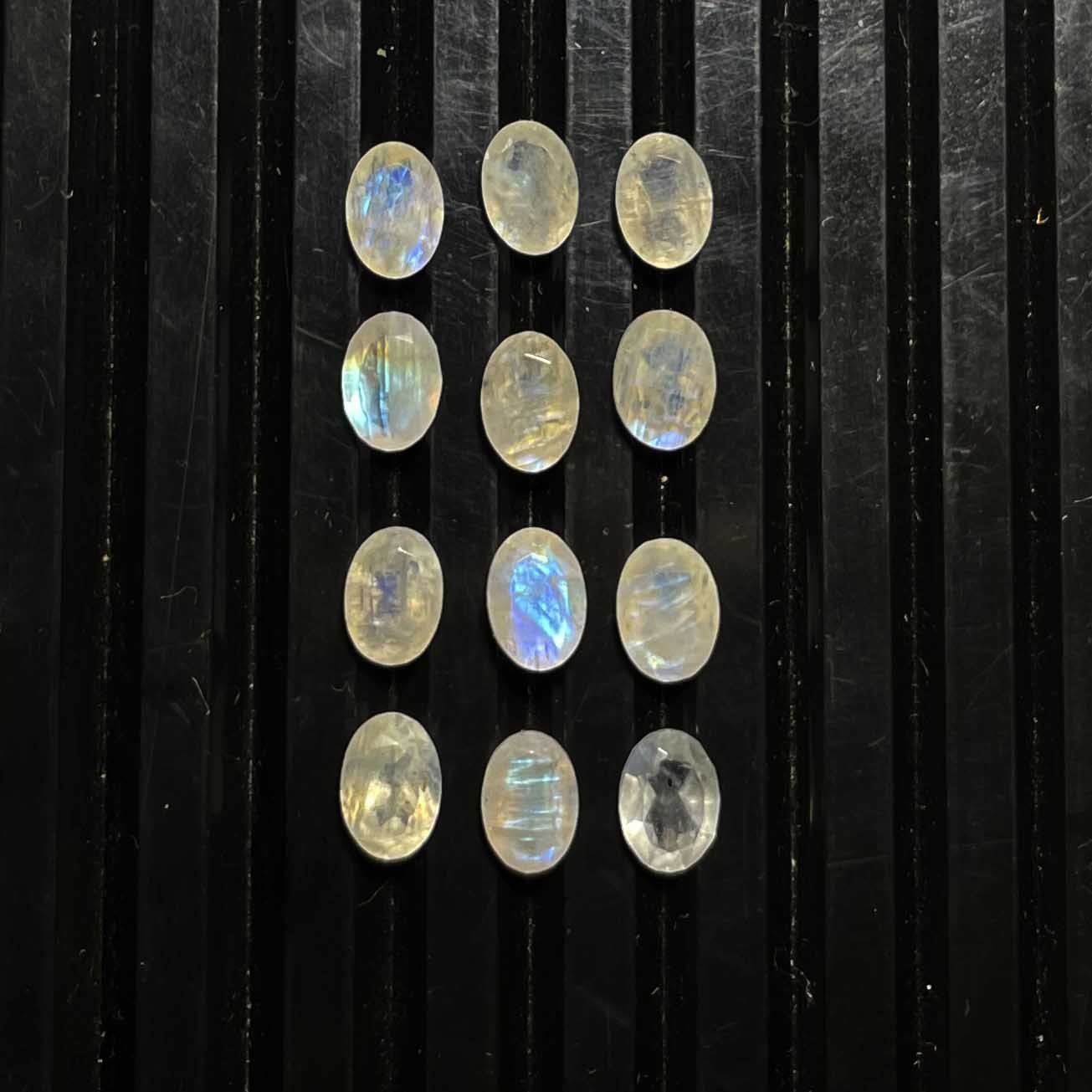 Natural Rainbow Moonstone Pear Cut Loose Gemstone Lot 128 Pcs 5*7 MM 100 CT
