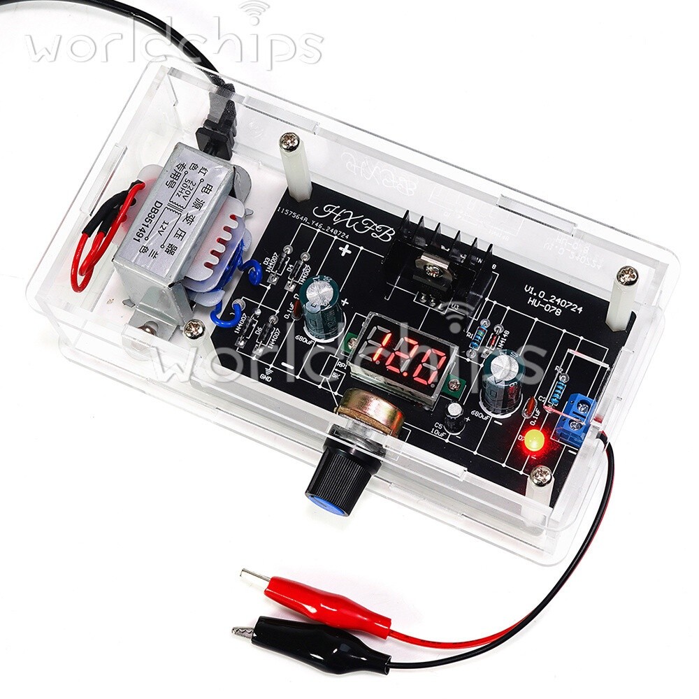 LM317 Adjustable Power Supply Module Electronic Kit DC Voltage Regulator *tm