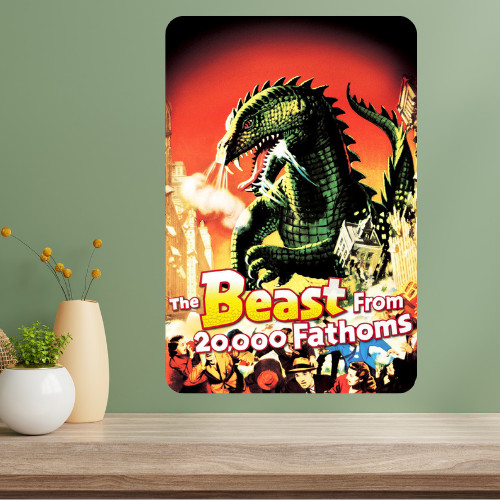The Beast from 20,000 Fathoms Classic Movie Metal Poster Sign