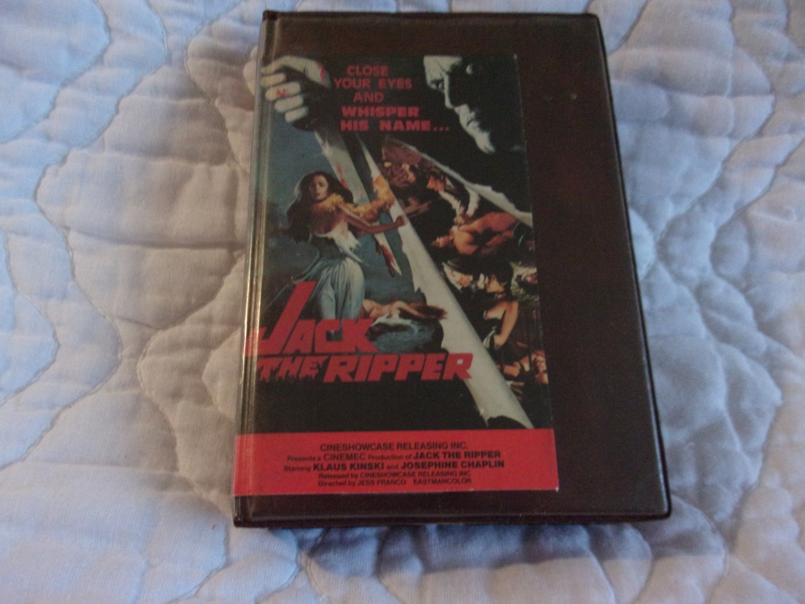 JACK THE RIPPER BETA NOT VHS JESS FRANCO SLASHER HORROR KLAUS KINSKI LINA ROMAY