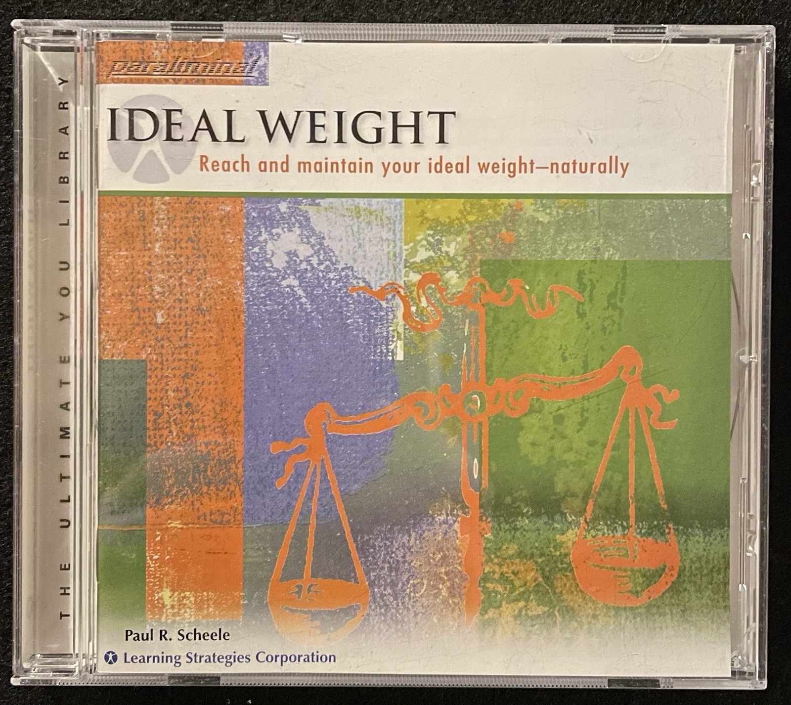 Paul Scheele Paraliminal Audio CD Ideal Weight Learning Strategies
