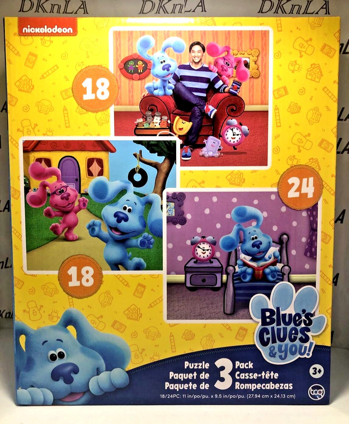Blues Clues & You Puzzle 3 Pack - 2 - 18 Piece Puzzles and 1- 24 Piece Puzzle