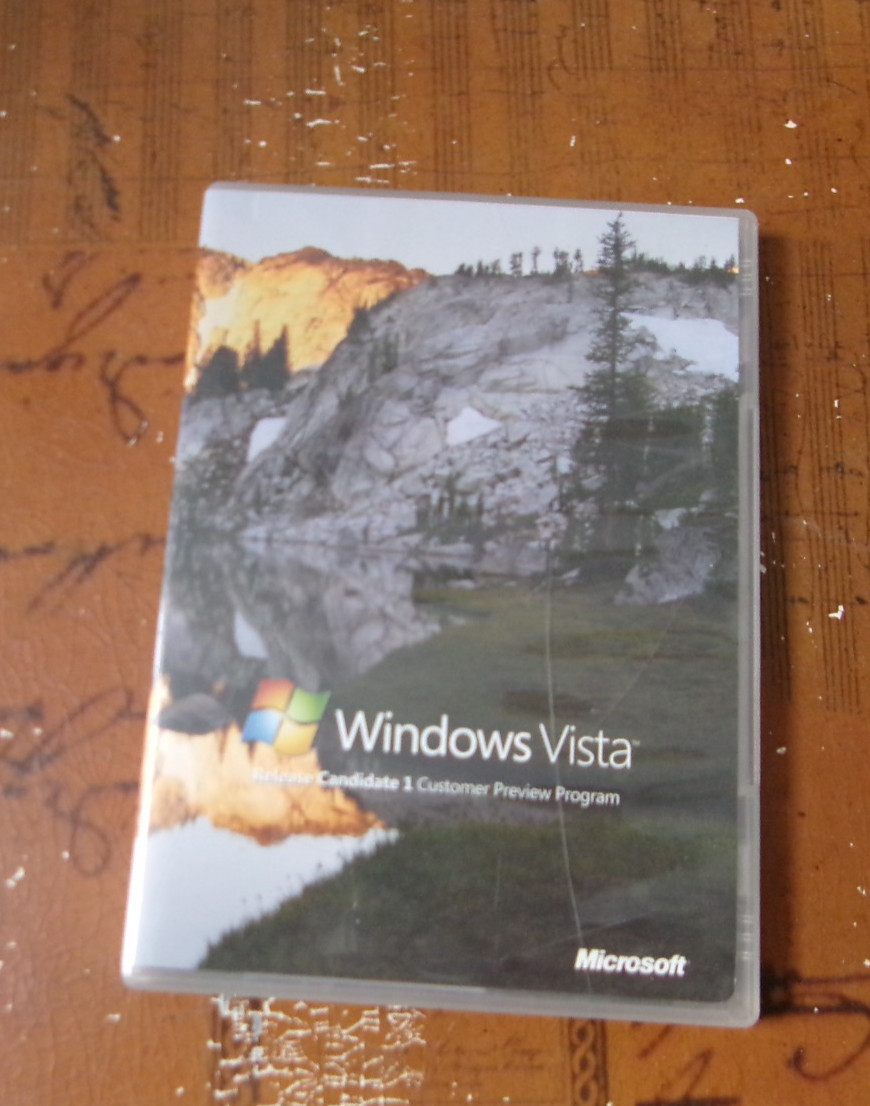 Windows Vista Release Candidate 1 Customer Preview Program DVD X12-78840 Sealed