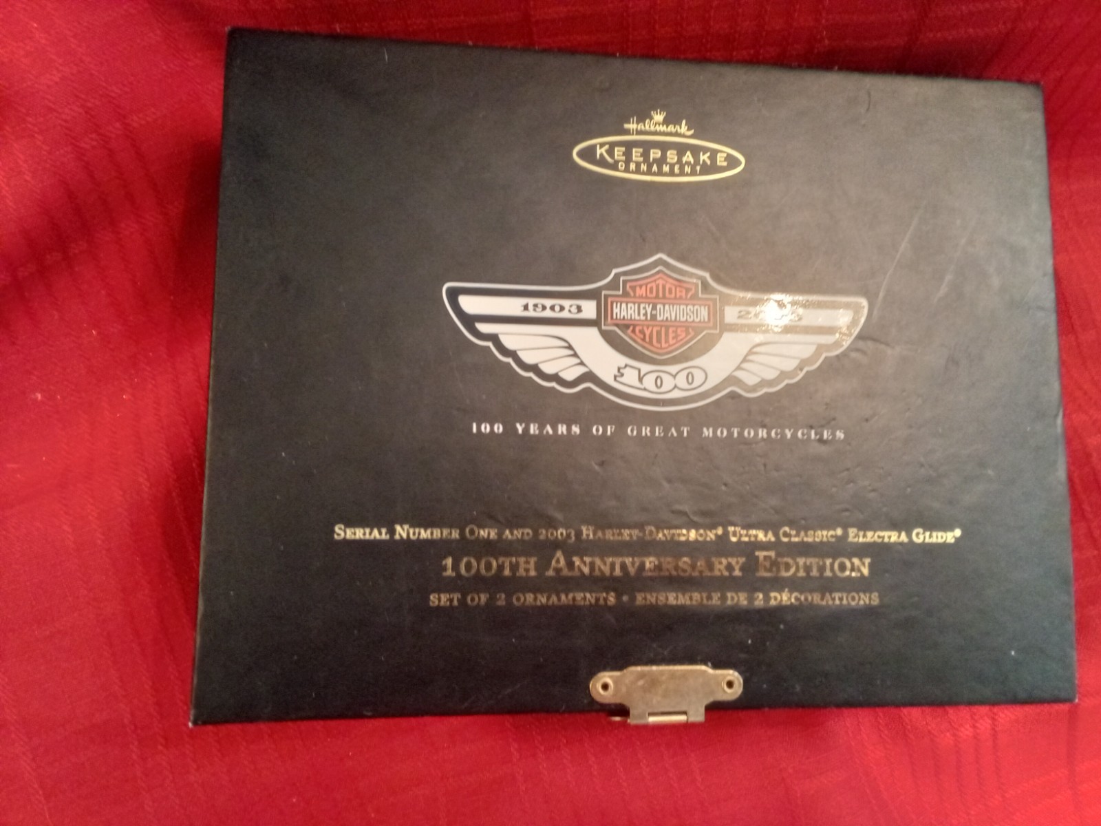 Hallmark Keepsake Harley Davidson 100th Anniversary Edition Motorcycles, NEW