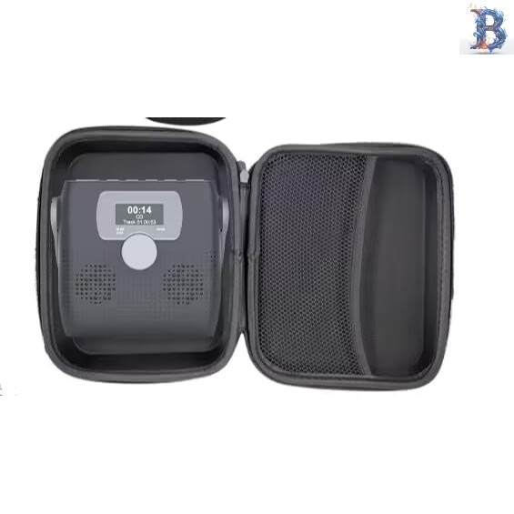 Portable CD Player Case for MD708/MD706 - Stylish Protection in Black
