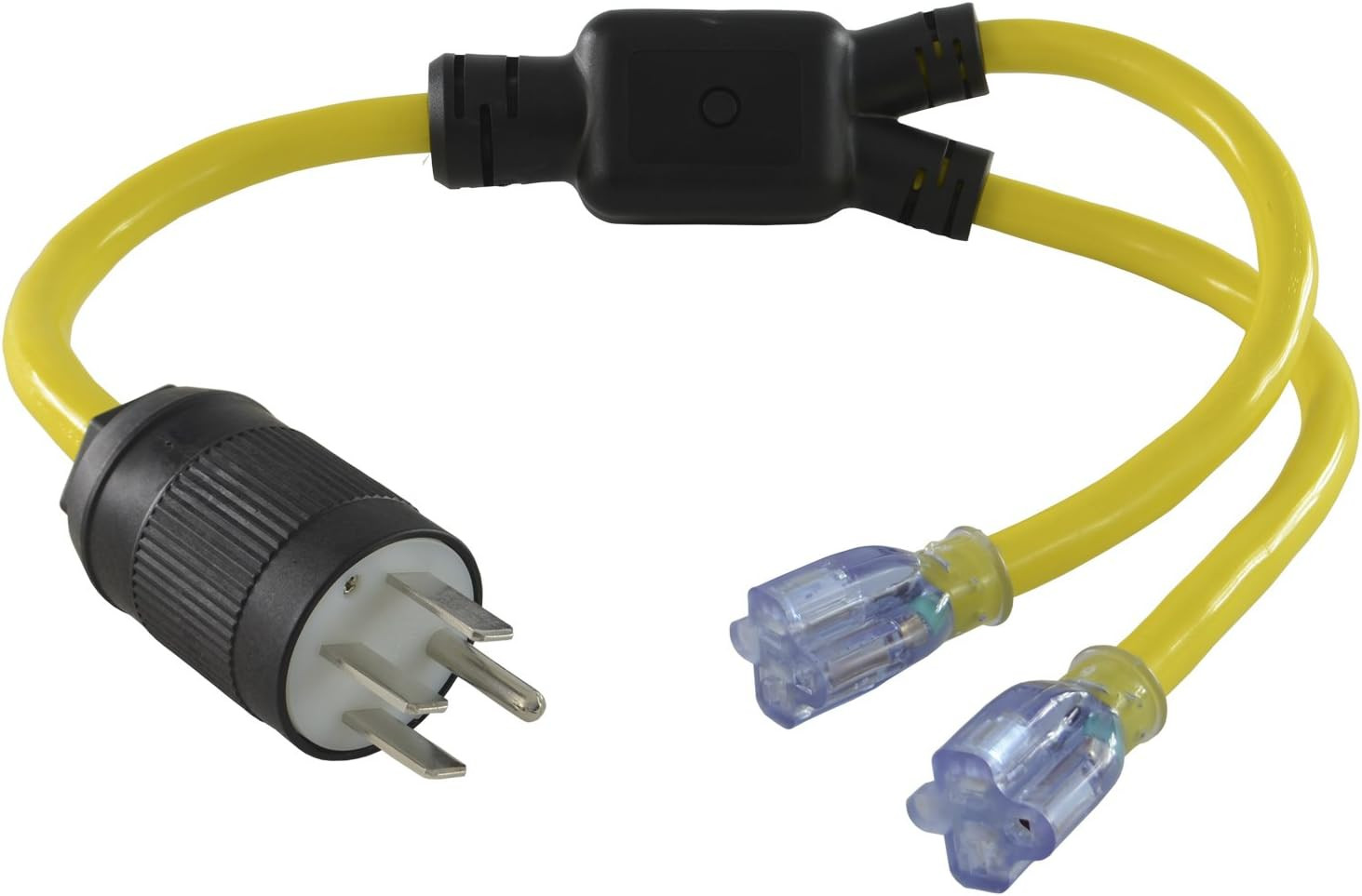 Y1450520S NEMA 14-50 50-Amp 125/250-Volt Rv/Generator Y-Adapter Plug to U.S. 15/