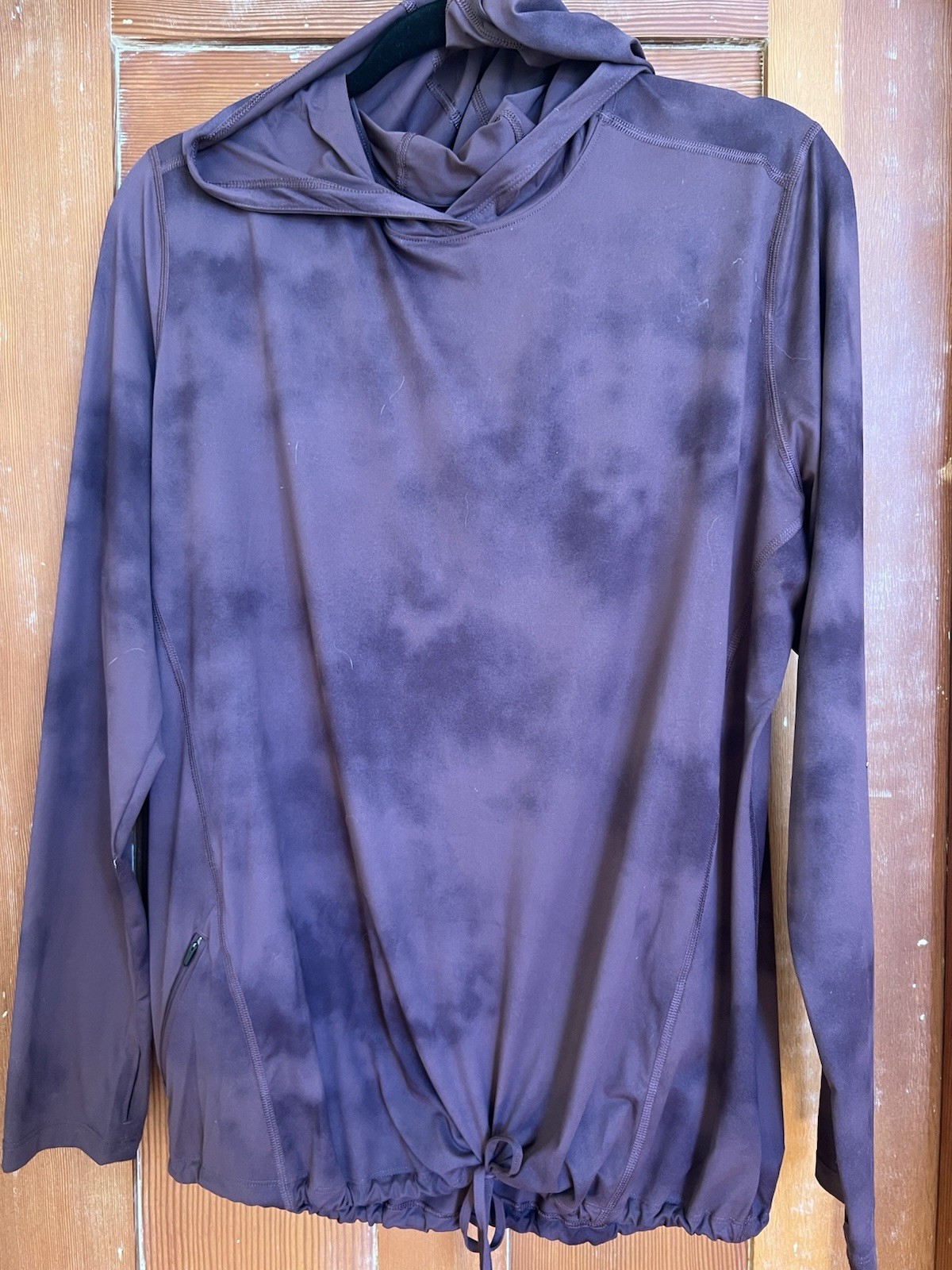 Mountain Hardwear Crater Lake Hoody Women's XL Maroon Long Sleeve UPF 50+ Sun