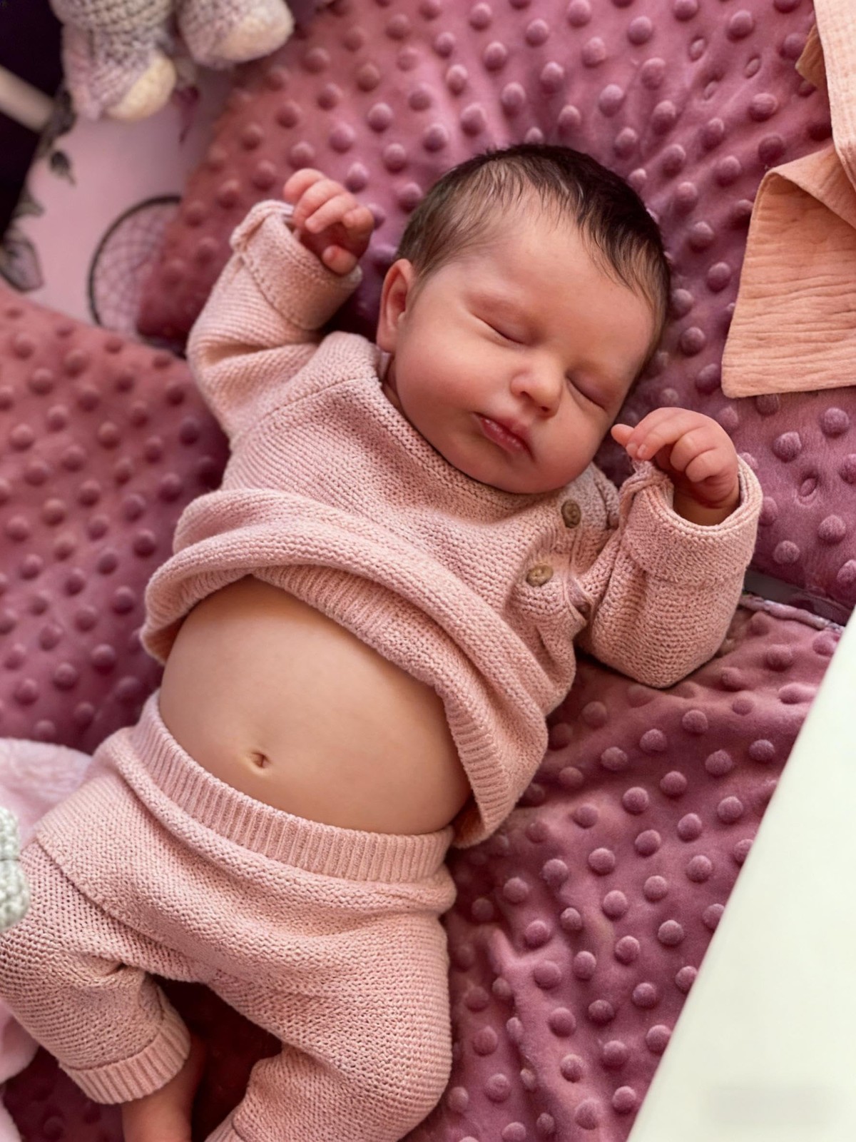 Anano Reborn Baby Dolls Silicone Full Body-20 in Approx 20 inches, White 