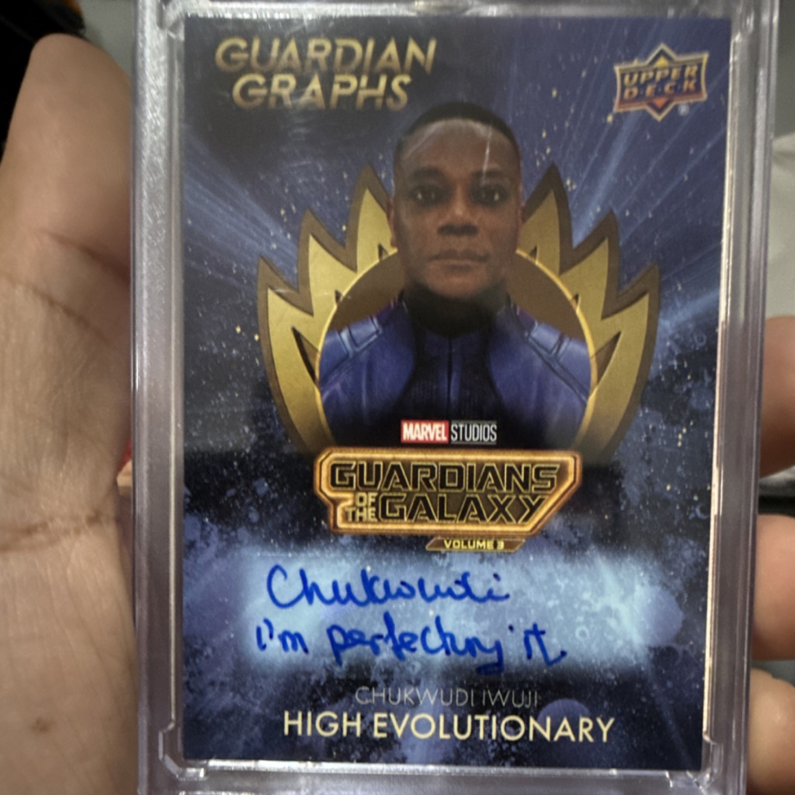 Upper Deck Guardians Galaxy Vol. 3 Guardian High Evolutionary Autograph 