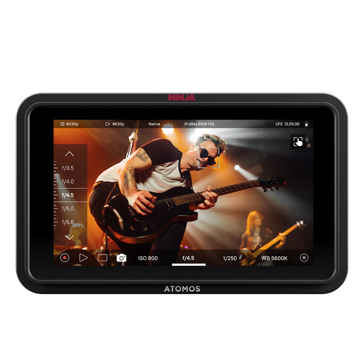 Atomos Ninja RAW 5.2" Full HD Touchscreen HDR On-Camera Monitor/Recorder, Suppor