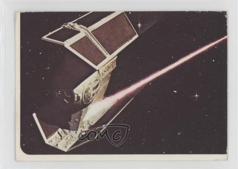 1977 Panini European Star Wars Album Stickers X-Wing Fires on Darth's Tie 0hr4