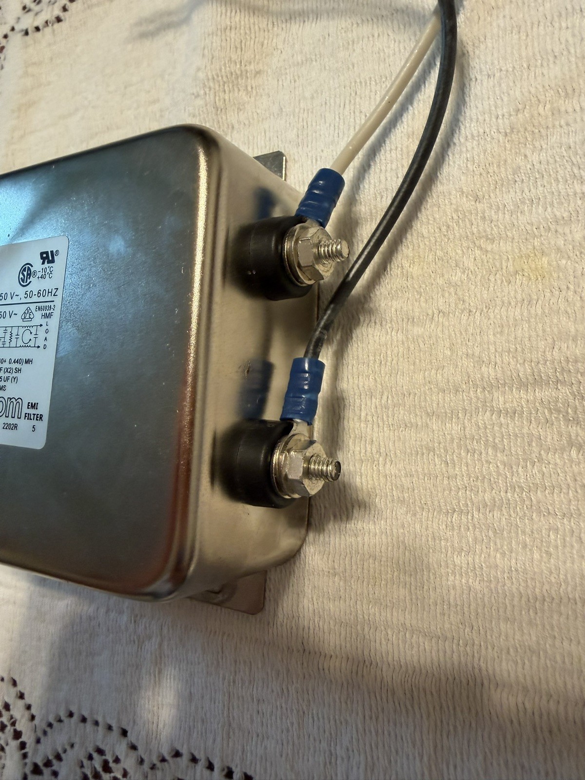 Corcom 20VR6 F7312 EMI Power Line Filter 20A, 50-60HZ, 120-250V **OPEN BOX**