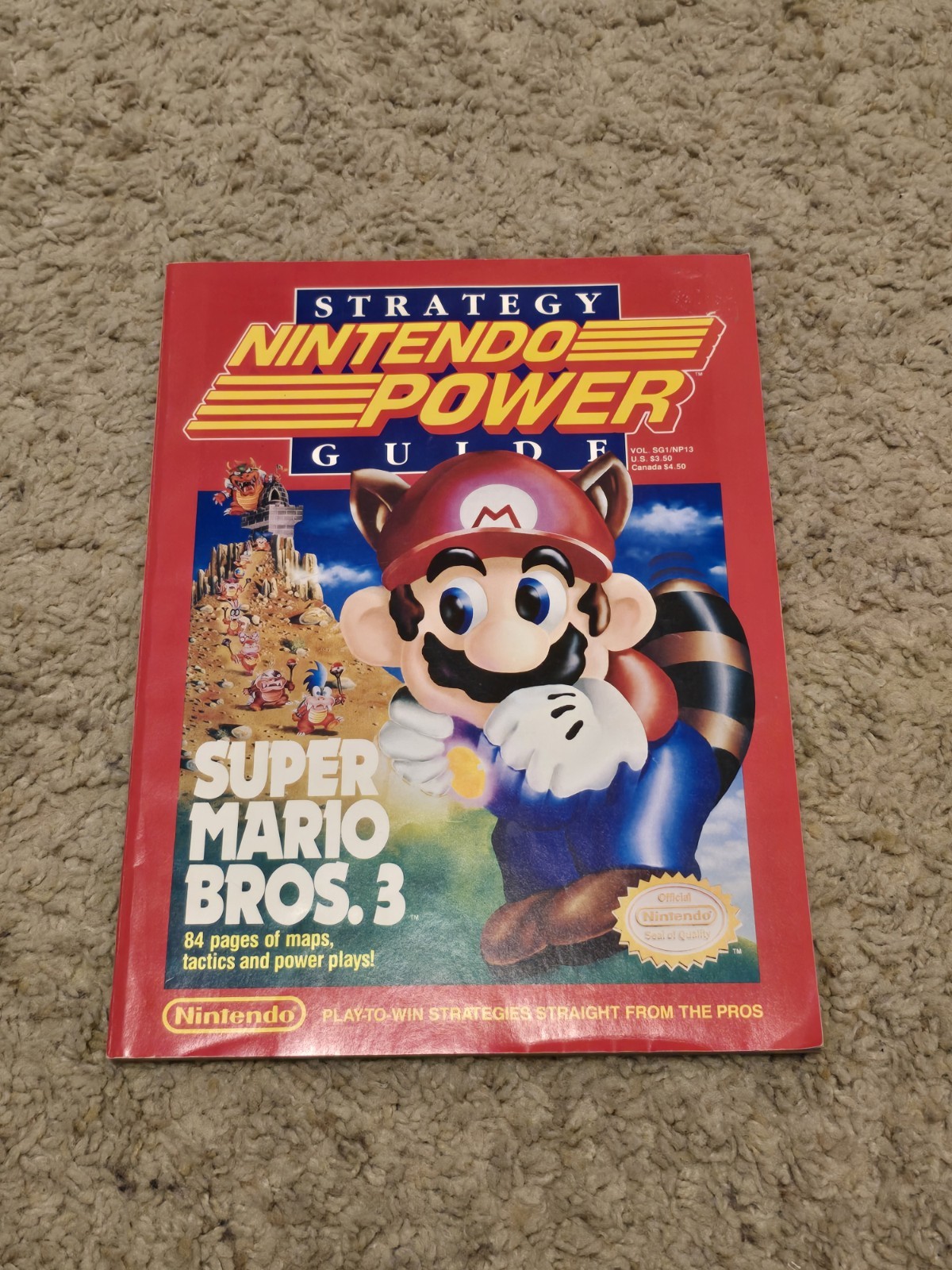 Nintendo Power Magazine #13 Strategy Guide Super Mario Bros 3 1990 VGC Excellent