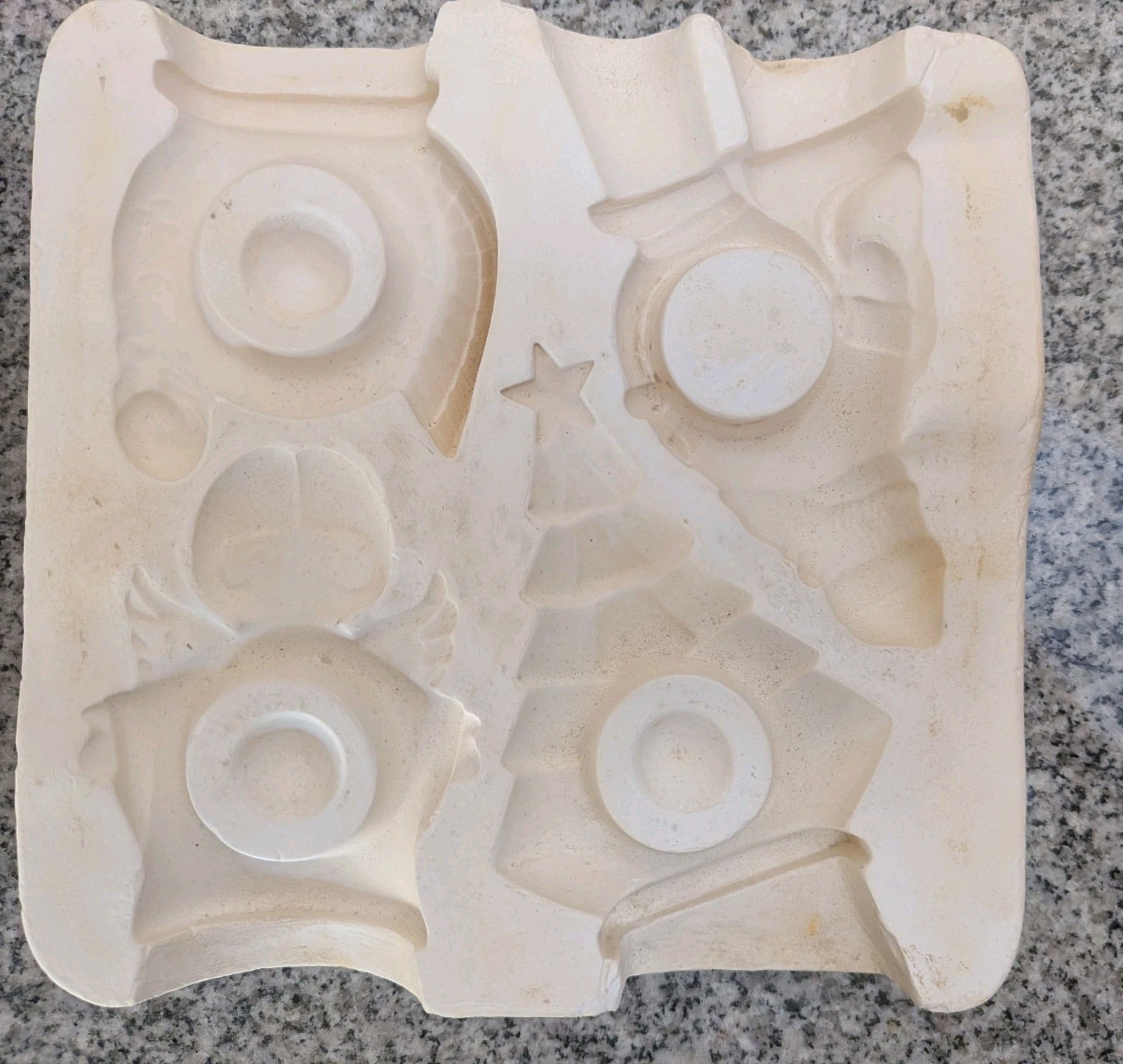 VTG Slip Casting Ceramic Mold 1970 Duncan 321  Napkin Holders Christmas