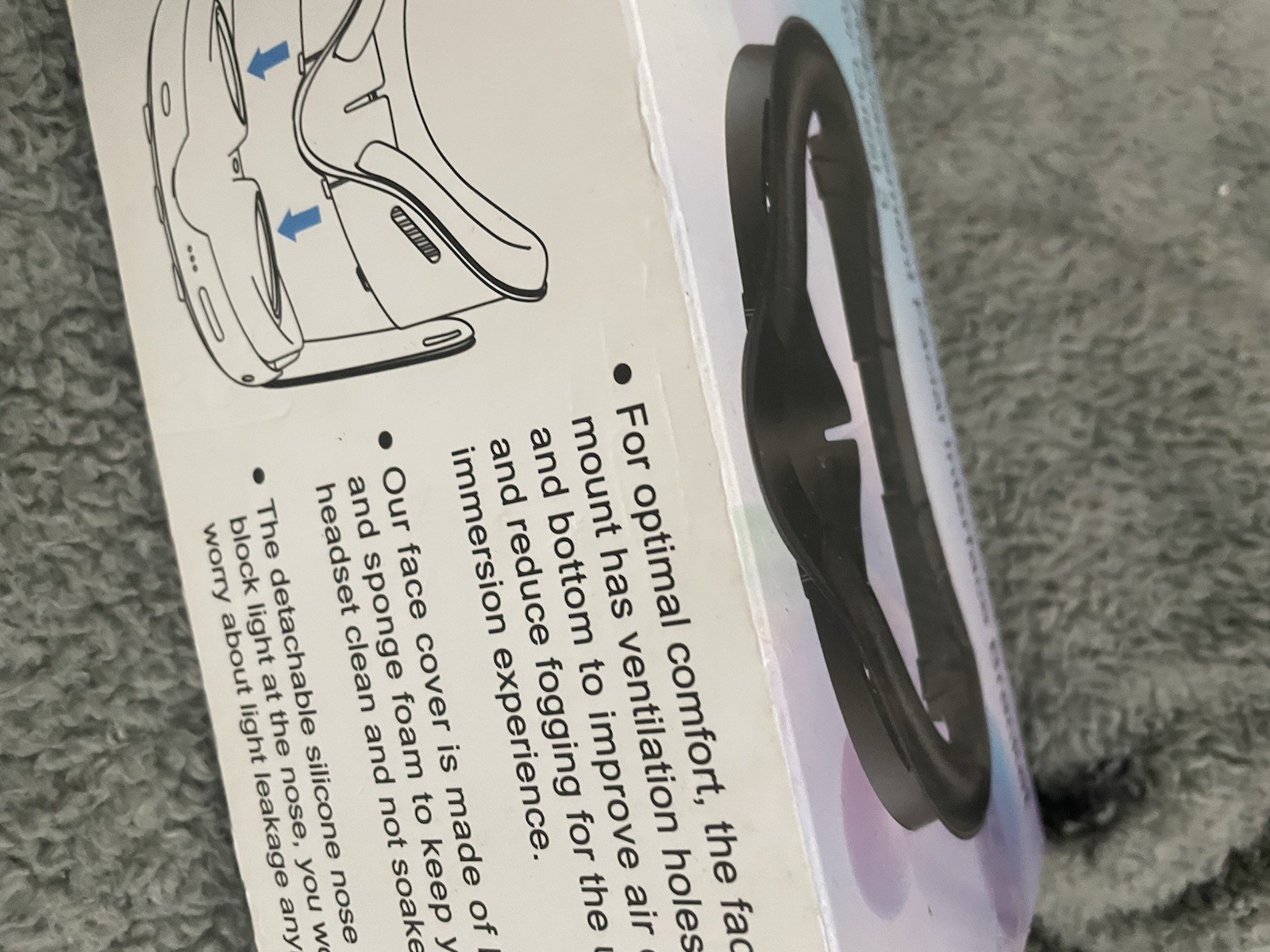 Replacement  Facial Interface Bracket For Quest 3