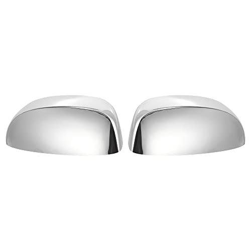 2pcs Upper Mirror Cap Replacement Parts Chrome Plated for Silverado Sierra 
