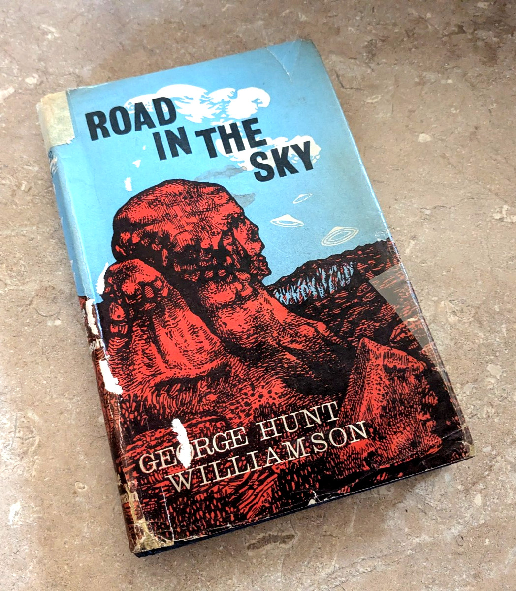 SIGNED - Road in the Sky by George Hunt Williamson - HB, 1959 FAST SHIPPING