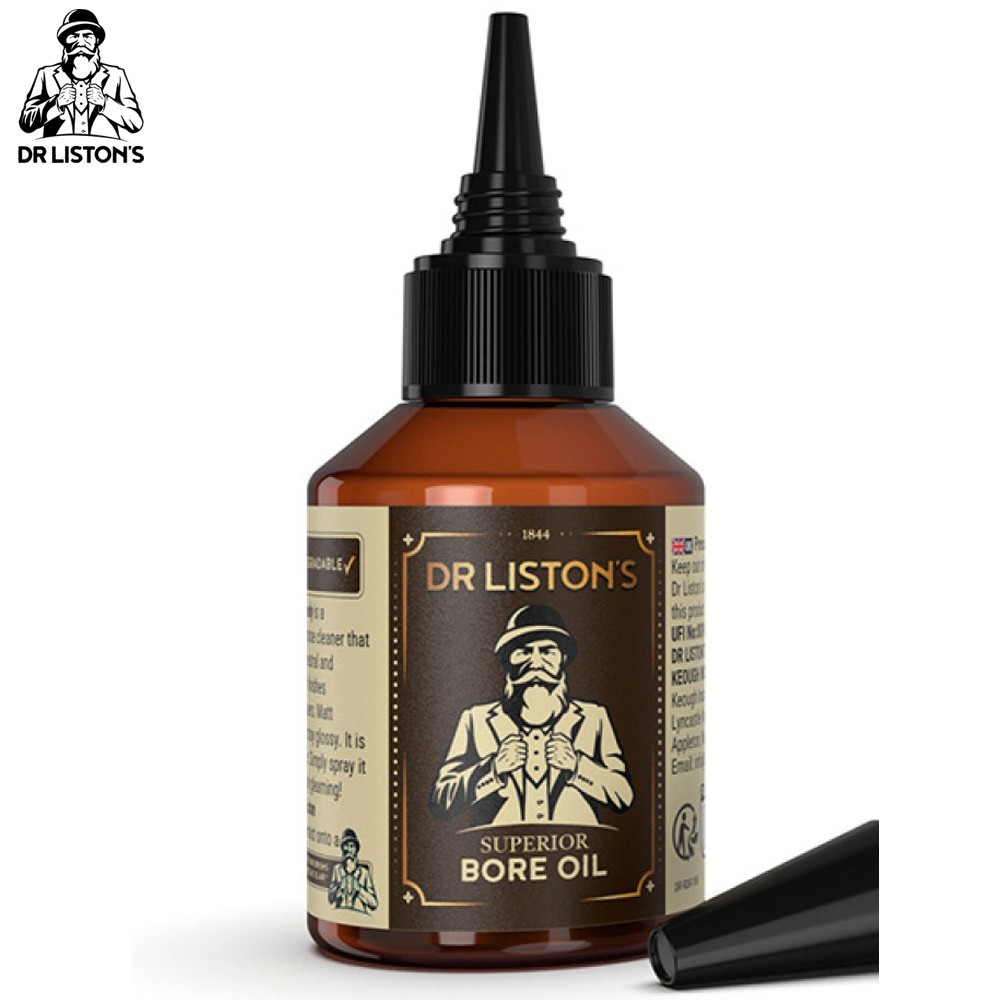 Dr. Liston's Superior Bore Oil 50ML 100% Organic Oil DR-SBO-50 Made In UK